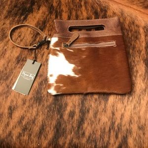 Myra Bags Hair on hide purse NEW